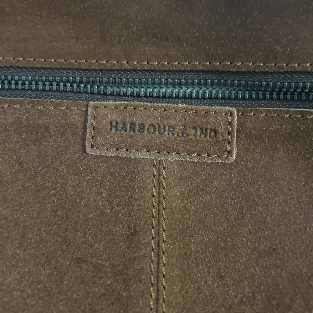 Brown Suede Crossbody Bag - Picture 2 of 12